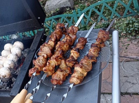 Шашлык из свиной шеи