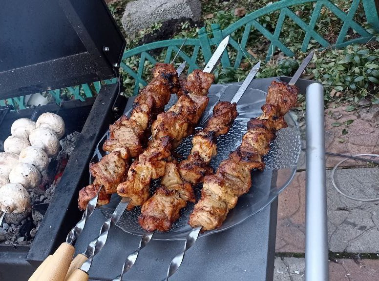Шашлык из свиной шеи